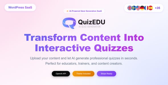 QuizEdu SaaS: AI Quiz Generator from Documents & Prompts