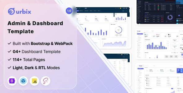 Urbix - Bootstrap Admin & Dashboard Template