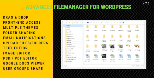 File Manager Plugin For WordPress