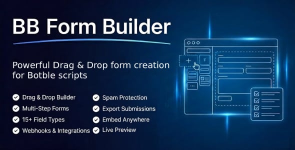 BB Form Builder - Drag & Drop Form Builder plugin for Botble scripts