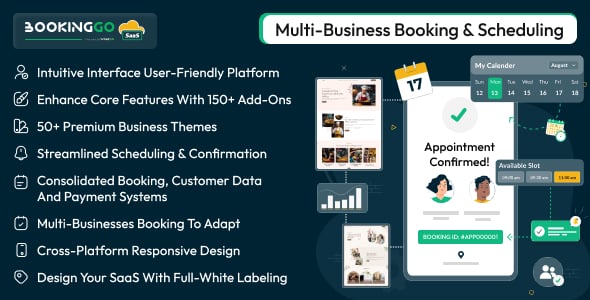 BookingGo SaaS - Multi Business Appointment Booking and Scheduling