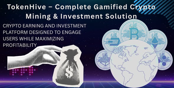 TokenHive – Complete Gamified Crypto Mining & Investment Solution