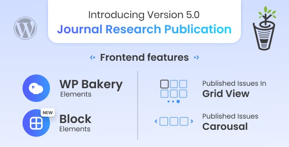 Journal Research Publication Wordpress Plugin