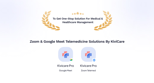 Zoom and Google meet Telemedicine Solutions by KiviCare