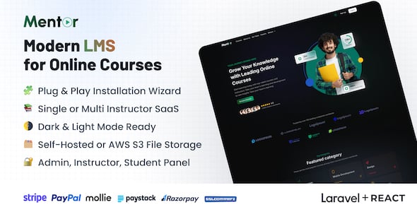 Mentor LMS - Learning Management System