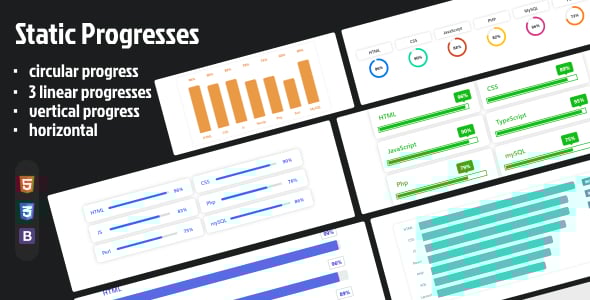 Static Progresses - No Js