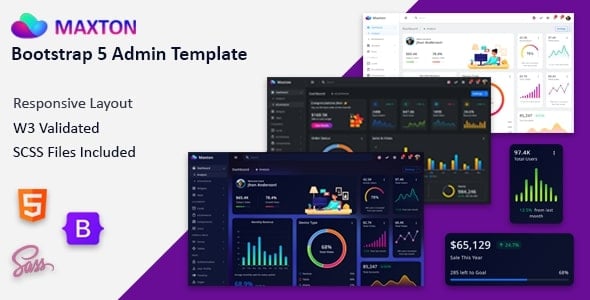 Maxton – Django Bootstrap 5 Admin Dashboard Template