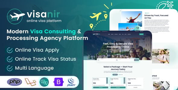 VisaNir—Modern Visa Consulting & Processing Agency Platform