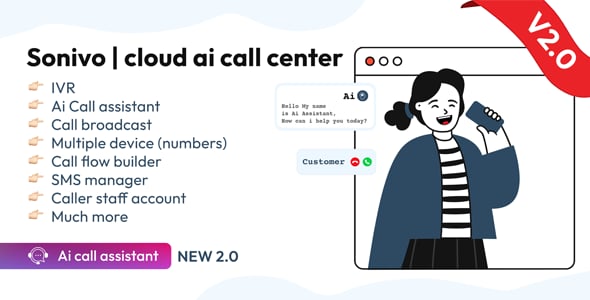 Sonivo - Ai cloud call center SAAS system