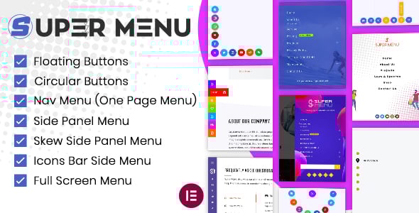 Super Floating and Fly Menu - Sticky, side, one page navigator, off-canvas menu plugin for WordPress