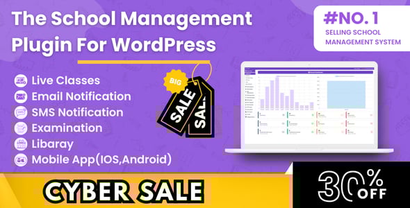 School Management - Education & Learning Management system for WordPress