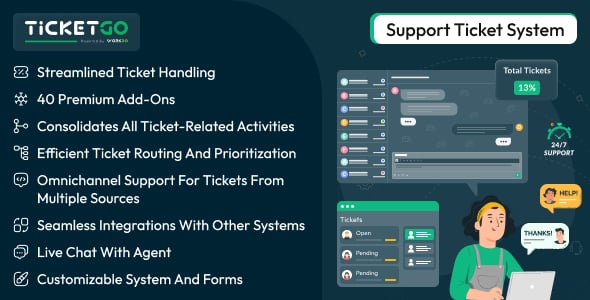 TicketGo - Support Ticket System