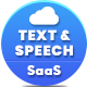 Cloud Text & Speech - Ultimate Text to Speech and Speech to Text as SaaS - CodeCanyon Item for Sale