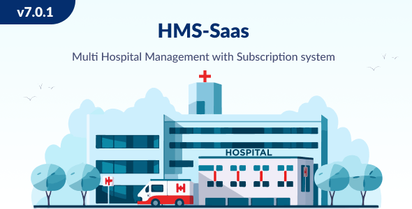 HMS Saas - Multi Hospital Management System - Appointment Booking - Smart Hospital - With Mobile App
