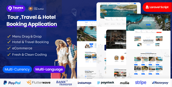 Tourex – Travel Agency & Hotel Booking Solution