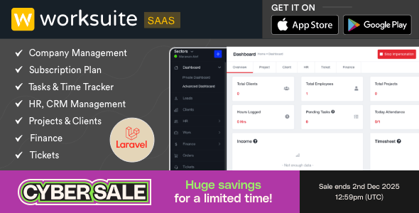 Worksuite Saas - Project Management System