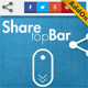 Social Share top Bar AddOn - WordPress - CodeCanyon Item for Sale