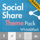 Social Share & Locker Pro Theme Pack (W&B) - CodeCanyon Item for Sale