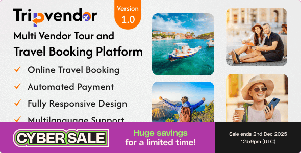 TripVendor - Multi Vendor Tour And Travel Booking Platform