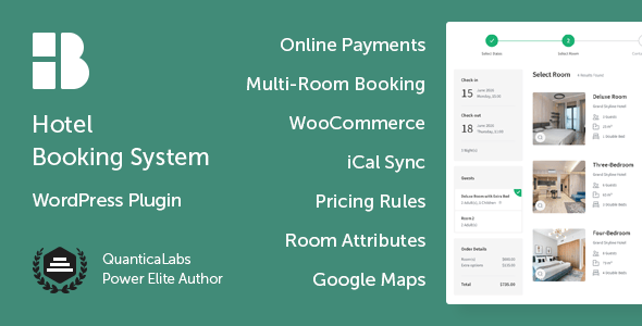 Hotel Booking System for WordPress
